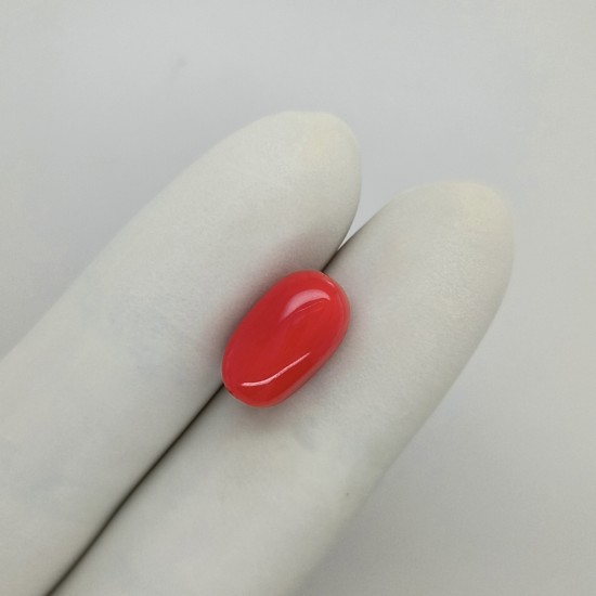Coral (Moonga) 6.6 Ct Gem Quality Coral (Moonga) 6.6 Ct Gem Quality